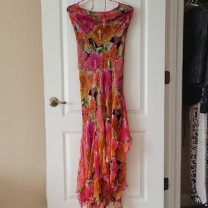 Cache Multicolor Asymmetrical Dress